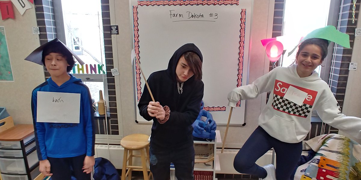 Students in Mrs. Nelson's social studies class did an awesome job of reenacting history as they study the outbreak of the US Dakota War.  Freeze Frame!