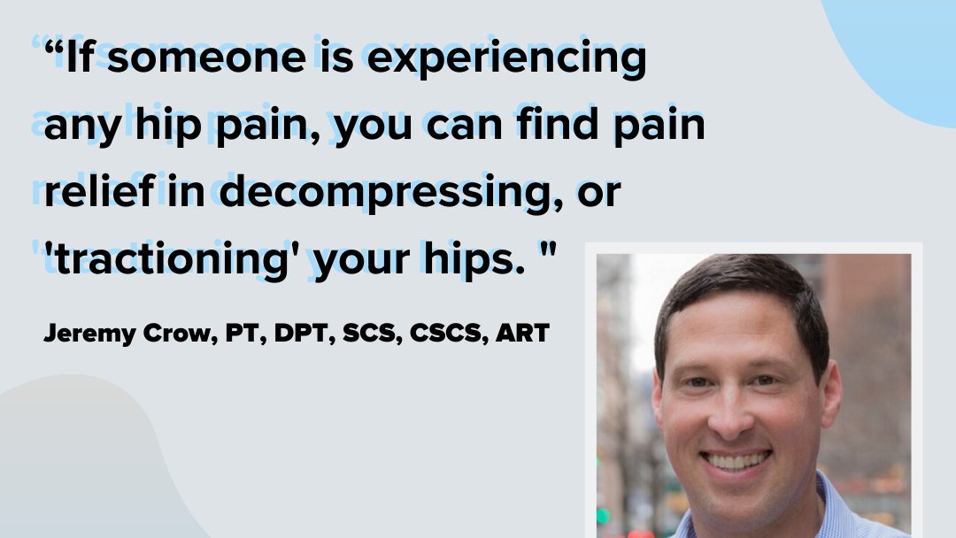 Check out our PT and Director of CLinical Services, Jeremy Crow,  featured on an article about hip decompression for <a href="/iamwellandgood/">Well+Good</a>! You can read it at wellandgood.com/good-sweat/hip…