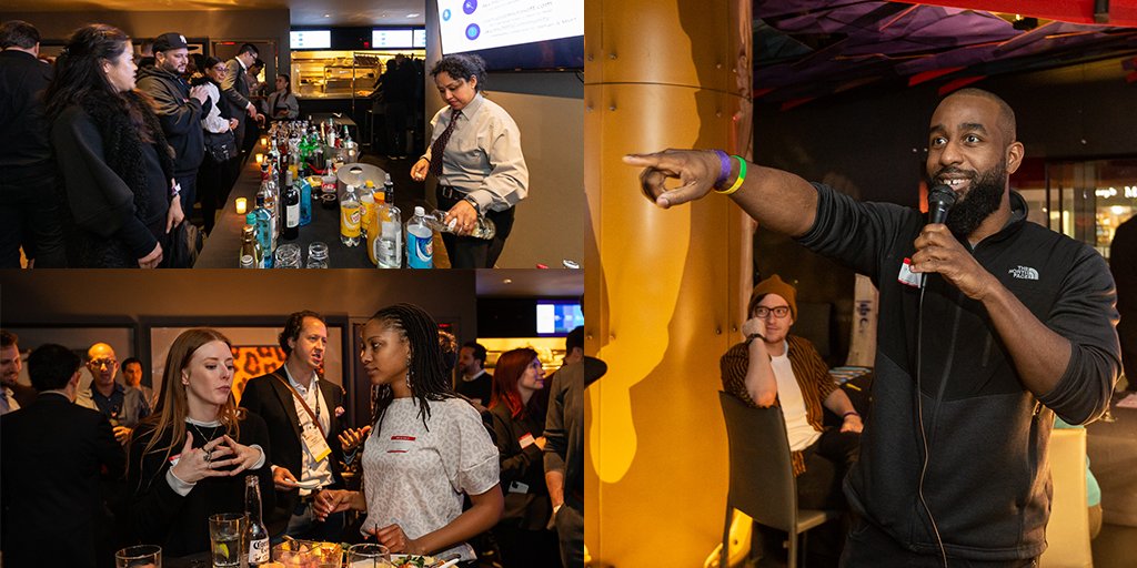 Friends made and business cards exchanged at a packed #MSFT4Startups happy hour at #NRF2020 for NYC founders, who also learned how @SAP_IO and @NYFTLab help retail disrupters scale.