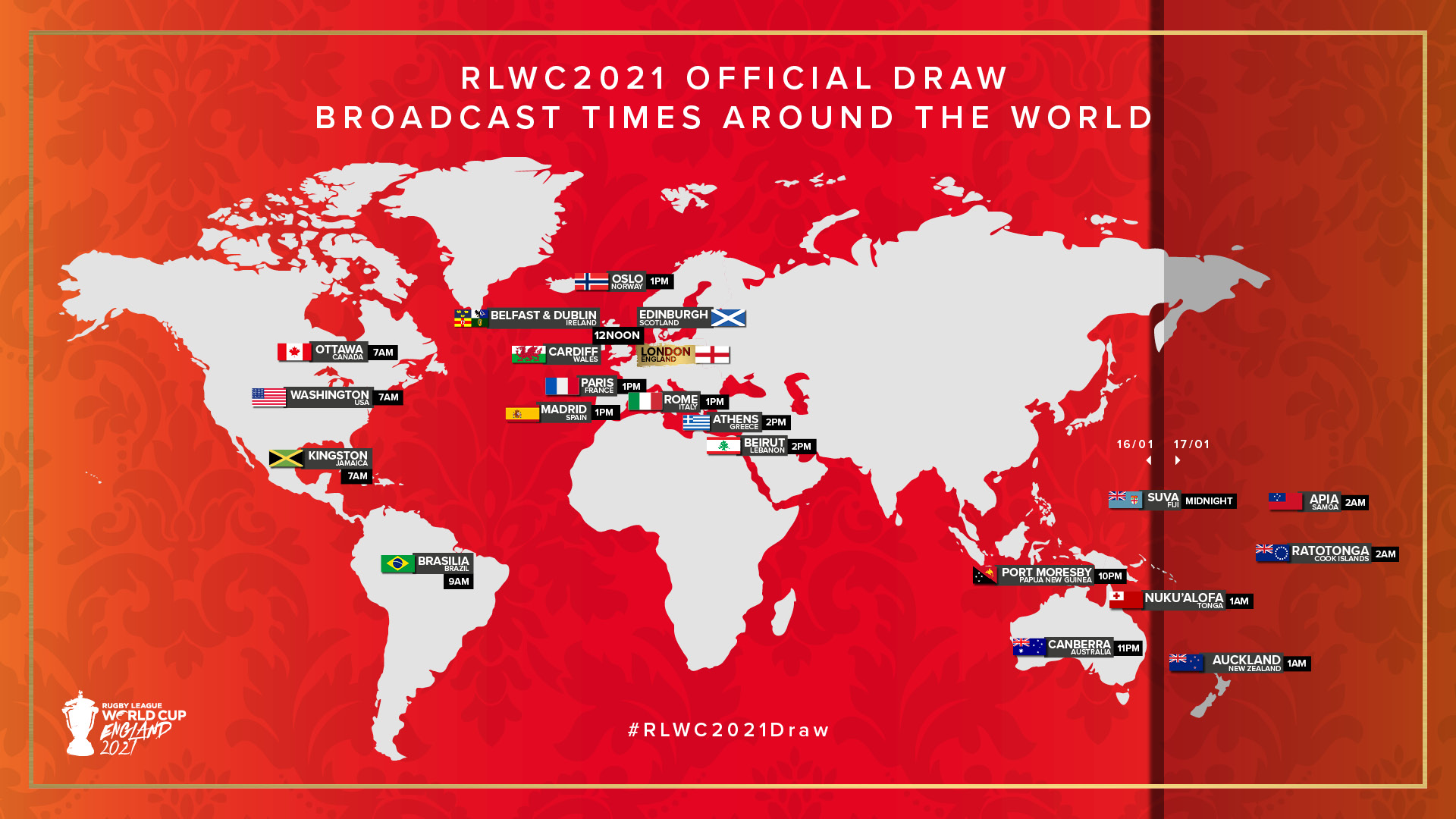 Rugby League World Cup 2021 on Twitter "🎙️ Your presenters will be