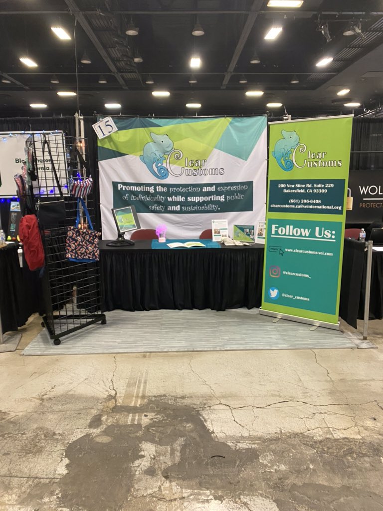 clear_customs's tweet image. Finished setting up our display for tomorrows event at Rabobank!