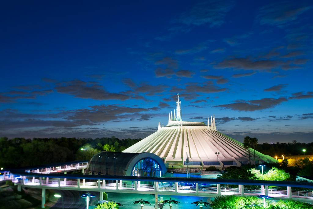 Disney's tweet photo. 3… 2… 1… Blast off! Happy 45th Anniversary to Space Mountain, which launched at @WaltDisneyWorld on this day in 1975. https://t.co/wKw3p7cuCd