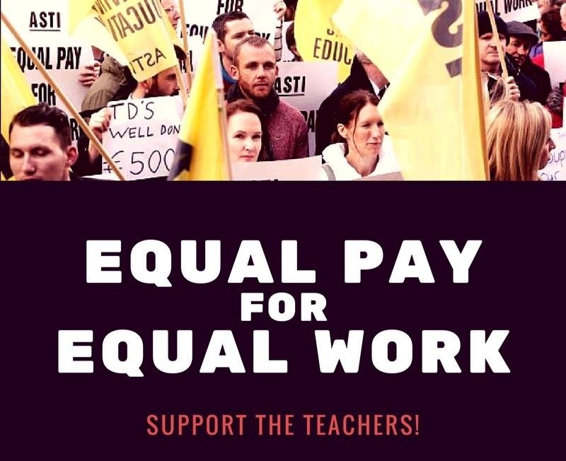 With the upcoming general election under way I think it's important to let politicians know the struggles that teachers endure on a daily basis. It's time that teachers are paid fairly #payequality @EqualPayforNQTs @VoiceforTeacher  @TUIunion @astiunion @TeachingCouncil