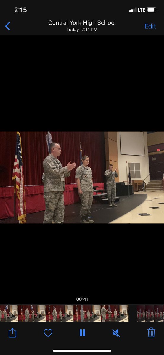 We recently changed our chain of command here within the core! Congratulations to cadet Desiree George on becoming our new group commander. Thank you to our former group commander, cadet Brady Vaught. We appreciate all you have and continue to do to enhance the core!