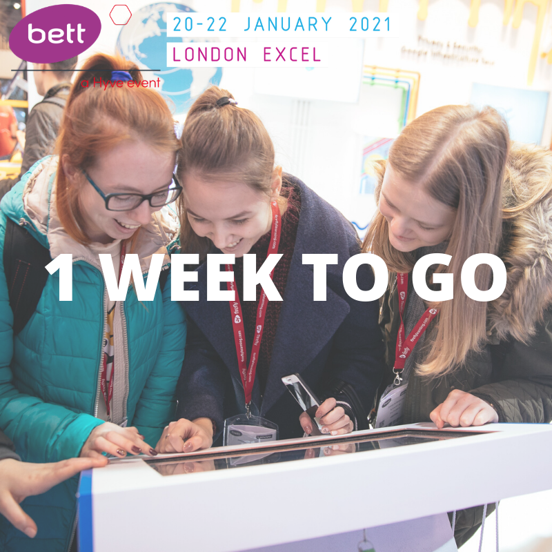 Bett_show's tweet photo. This time next week #Bett2020 will be in full swing! We are so excited to see you all at the London ExCel! Who's excited?

Don't forget to tag us in all your pictures, and using the hashtag #Bett2020!

#EdTech #Education #Technology https://t.co/NBb6fmDRmM