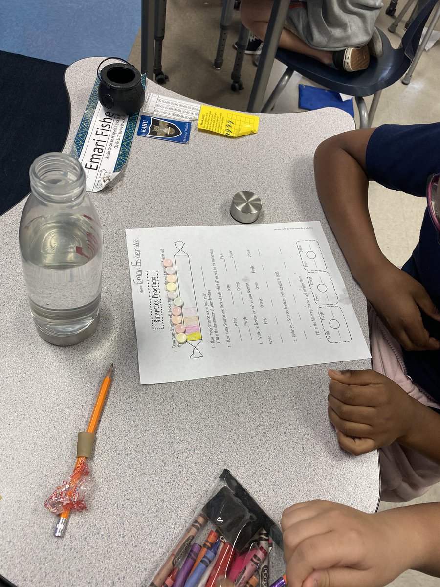 JennyWorks2's tweet photo. Learning fractions with Smarties ❤️#RangeRiderNation @MsMCTaylor @LockeKelly @allysonlbell https://t.co/M7euSHd7jU