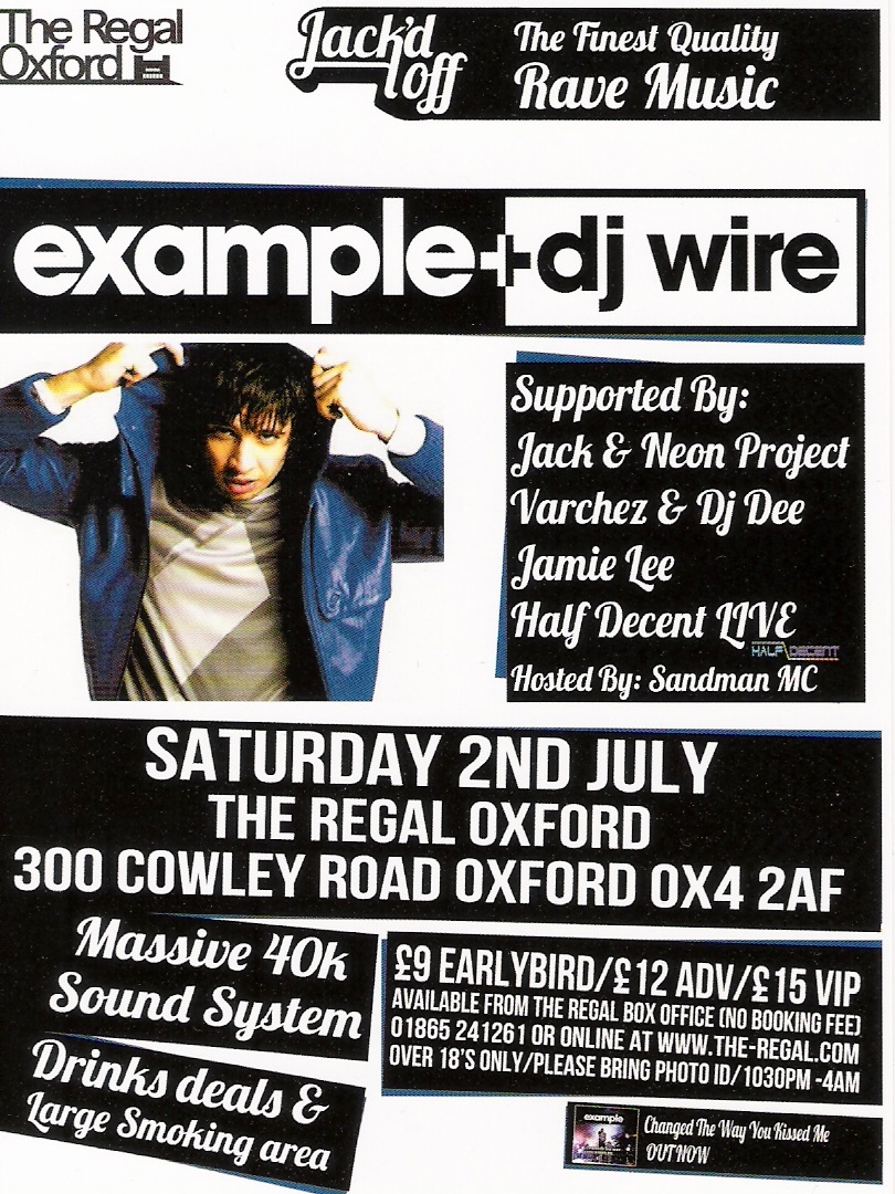halfdecentmusic's tweet photo. A throwback to when we supported Example + DJ Wire at the Regal In Oxford. This gig was a lot of fun and a real turning point in the live shows as we confirmed our songs can work in front of a larger audience.
#gigs #tbt #thursday #example #djwire #oxford #music #live #rap #tour https://t.co/smdpE4NNQJ