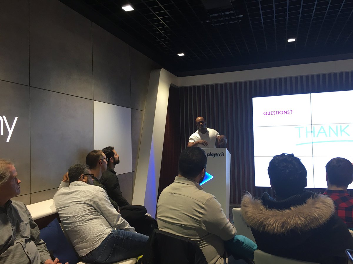 robvadai's tweet photo. Insightful presentation of the Bingo software stack at @PlaytechPLC #Scala #Kafka #Akka https://t.co/7nKz67R34x