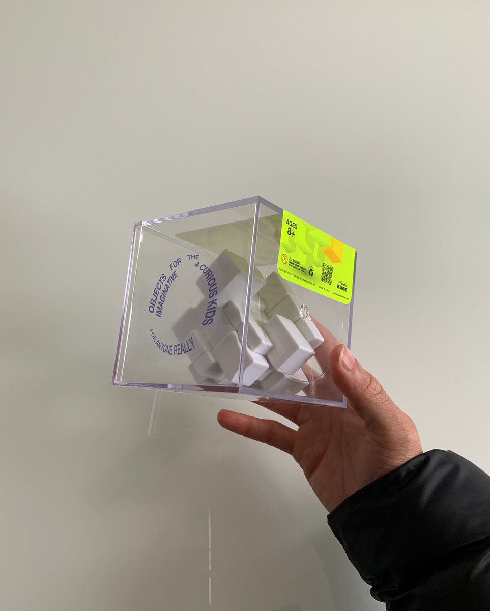 byseanbrown's tweet image. I’m calling it Rubik’s Cubism* because now it's about the shape of the pieces rather than colour, which makes this more of an architectural challenge. Scroll through to see tentative packaging and the cube in its solved state. On the site in a few days.