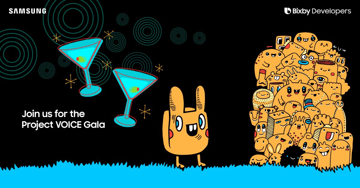 BixbyDevelopers's tweet photo. Looking forward to the @projectvoiceai Gala tonight. Congratulations to all the nominees and our very own @acheyer for his Lifetime Achievement Award #bixbydevelopers #ai #voicefirst @samsung_dev @bmetrock https://t.co/WxwJZTvyj7