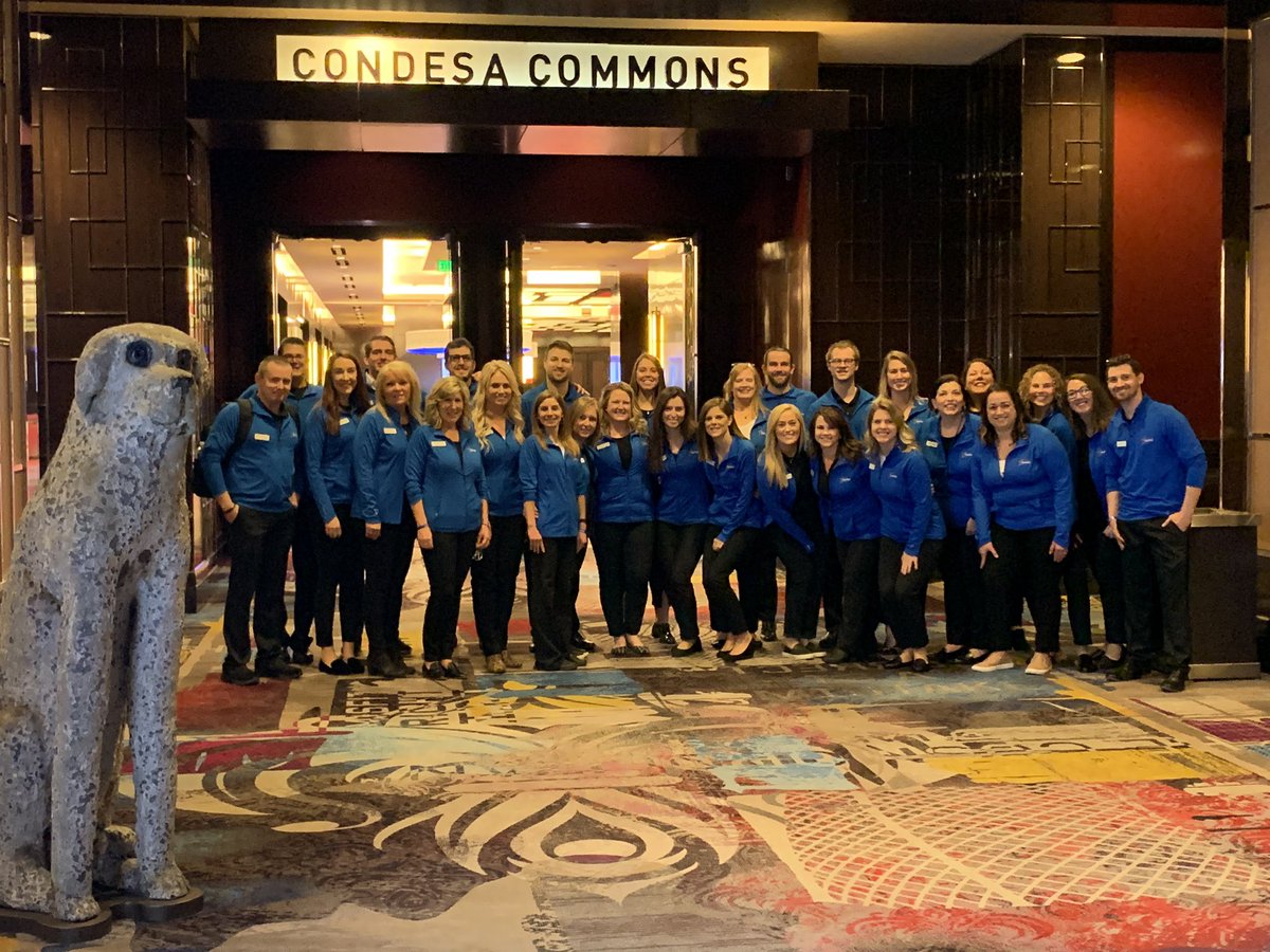 dhepper's tweet image. The  #StarkeyExpo Retail Marketing &amp;amp; Workshops teams are ready to kick-off the 2020 Hearing Innovation Expo! Come visit us on Floor 2 in the Condesa Commons! #GoBeyond2020