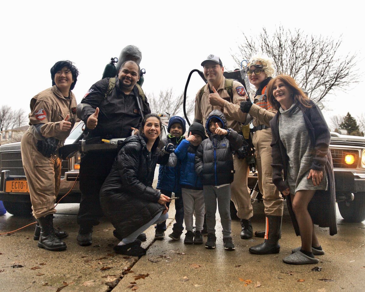 GhostbustersDT's tweet photo. Happy 6th Birthday to our new honorary Ghostbuster, Christian!  He was extremely proficient with all of our equipment!  IDW, keep an eye on him!  He has some amazing Ghostbuster artwork and stories!  #idwpublishing #ghostbusters #birthday #ghosttrap #slimer #slimeblower #ecto https://t.co/R5yyfcNDtb