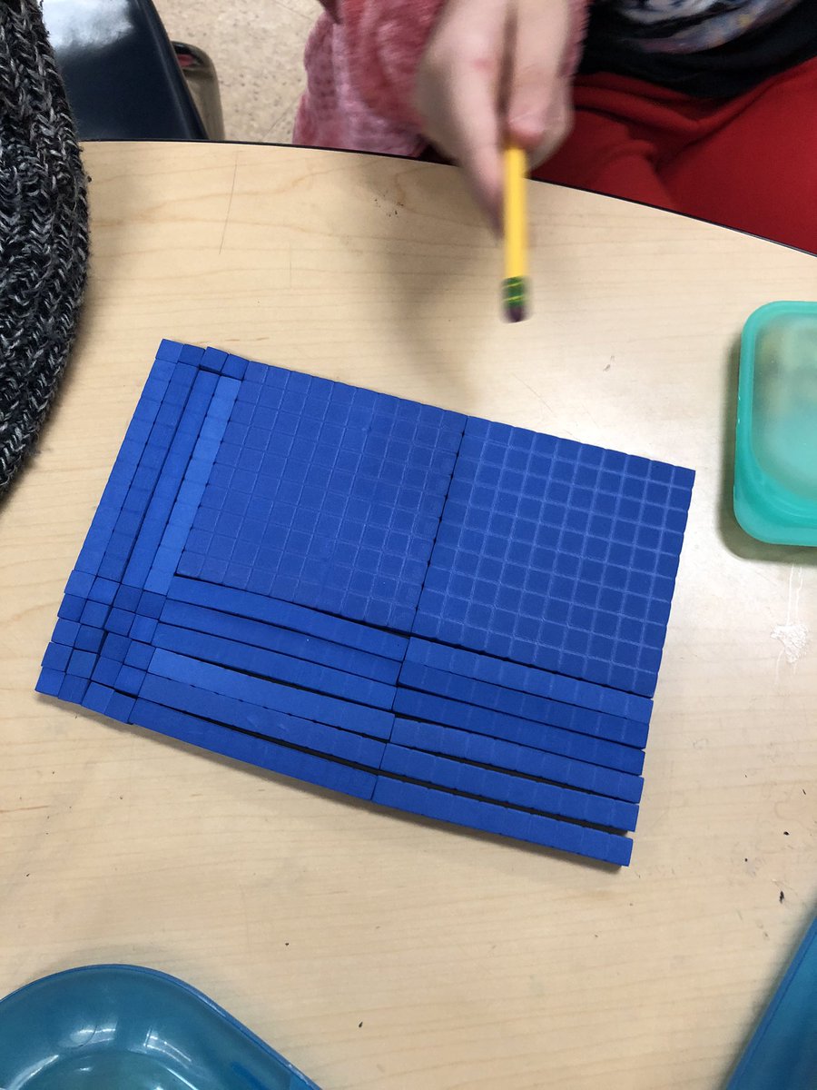 This week, we have been working on making representations for two digit multiplication to think about different ways to break apart numbers to solv.