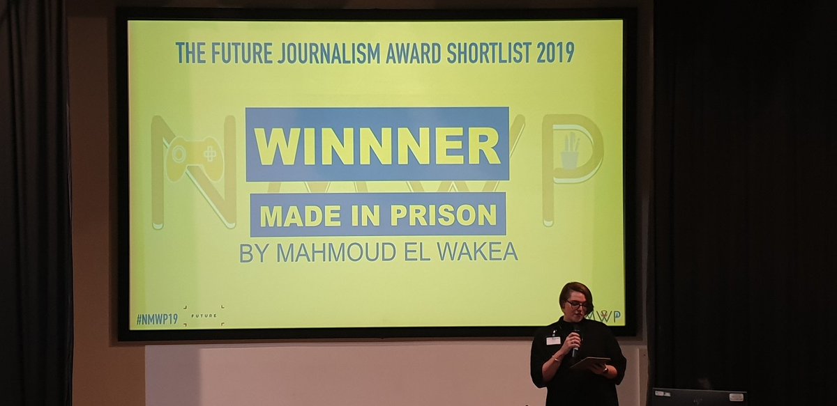 melwakea's tweet photo. قبل قليل، فازت قصتي "صنع في السجن.. جيل ثالث من الجهاديين في السجون المصرية" بجائزة THE FUTRUE JOURNALISM AWAERD .
ضمن جوائز @NMWPrizeفي عامها العاشر #nmwp19
القصة إنتاج @ARIJNetwork ، وإشراف @marsafawy وعبد الرحمن يحيي و نُشرت @MadaMasr
رابط القصة: https://t.co/i7Pgh2bFoh https://t.co/g1EVPQyFRI