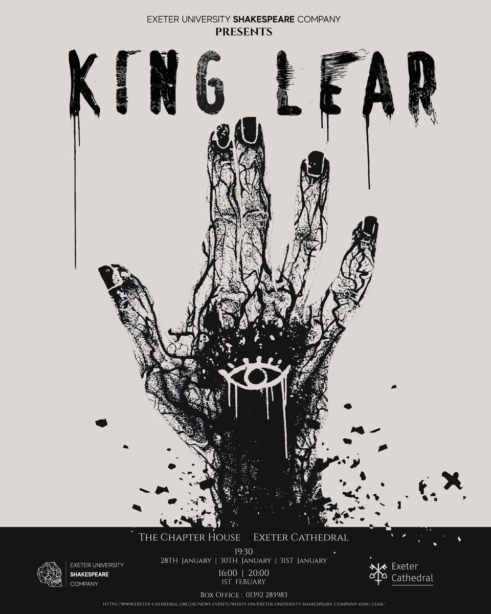 ExeShakeCo's tweet photo. TICKETS // KING LEAR 2020

TICKETS ARE LIVE:

https://t.co/FioalliHe4 https://t.co/793TBATlyi
