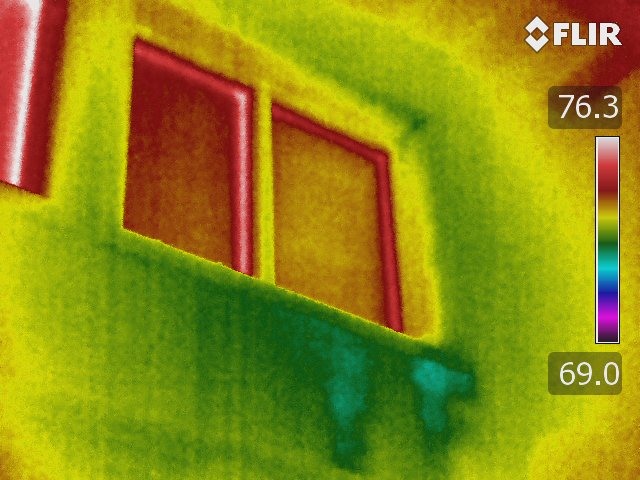 Ableinspections's tweet image. Below are digital and infrared images of a clients interior window leak. Active water leakages can be spotted even before they cause their telltale damage, so call us to today at (713) 465-0000 to schedule your infrared imaging inspection.  #infrared #infraredinspection #houston
