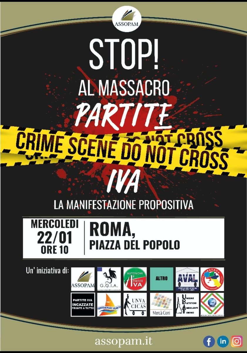 #22gennaio #pivaincazzate #piva