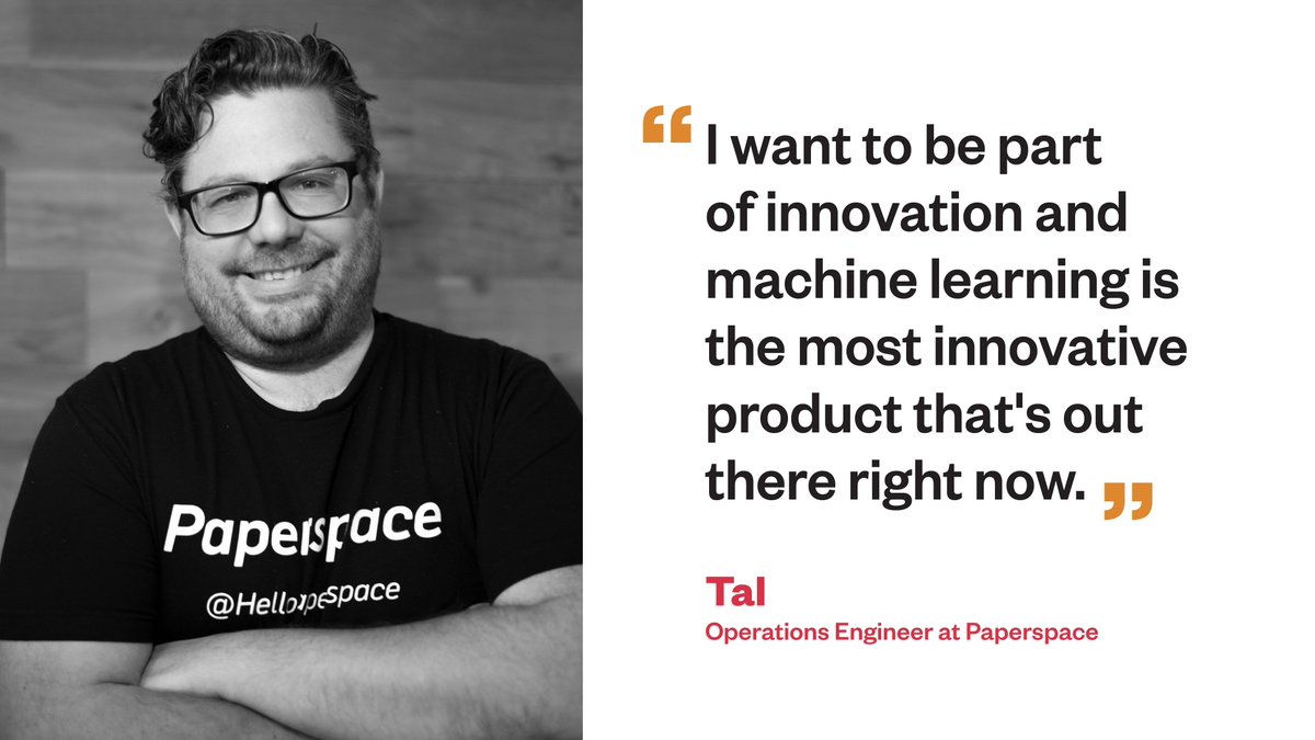 Initialized's tweet image. Meet Tal, Operations Engineer at @HelloPaperspace (initialized, 2016): bit.ly/3aebb1q