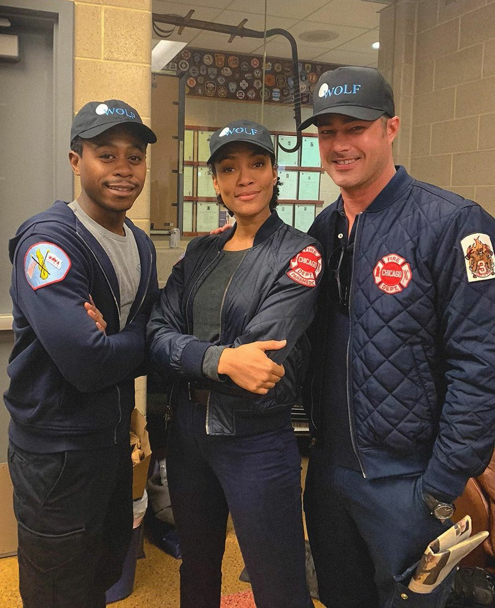 One Chicago Updates on X: "📷 | Daniel Kyri Madison, Annie Ilonzeh and  Taylor Kinney on the set of Chicago Fire. https://t.co/YZ0FFadZMG" / X