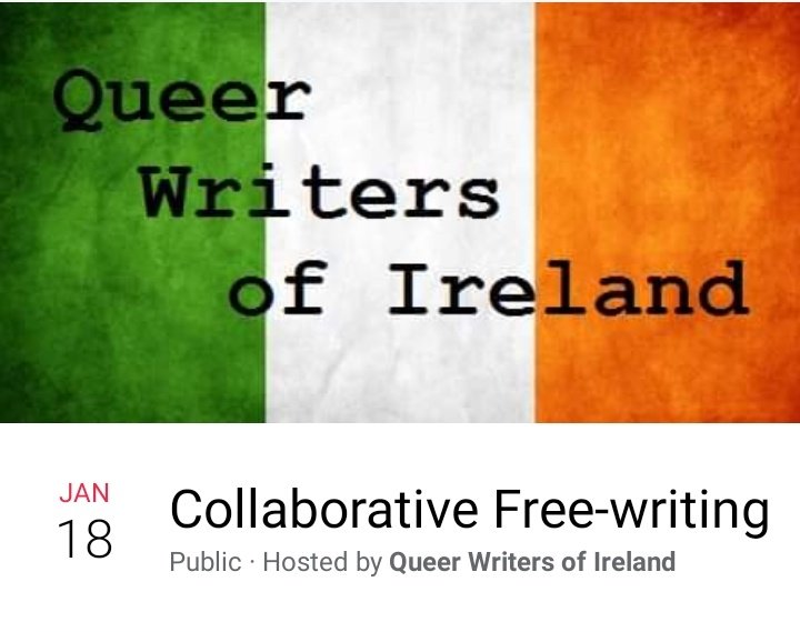 Our next event will be in Accents Coffeehouse, we'll be passing around a notebook and making contributions to a story in any format and reading out our contributions. At the very least, we'll have some coffee and a bit of craic!