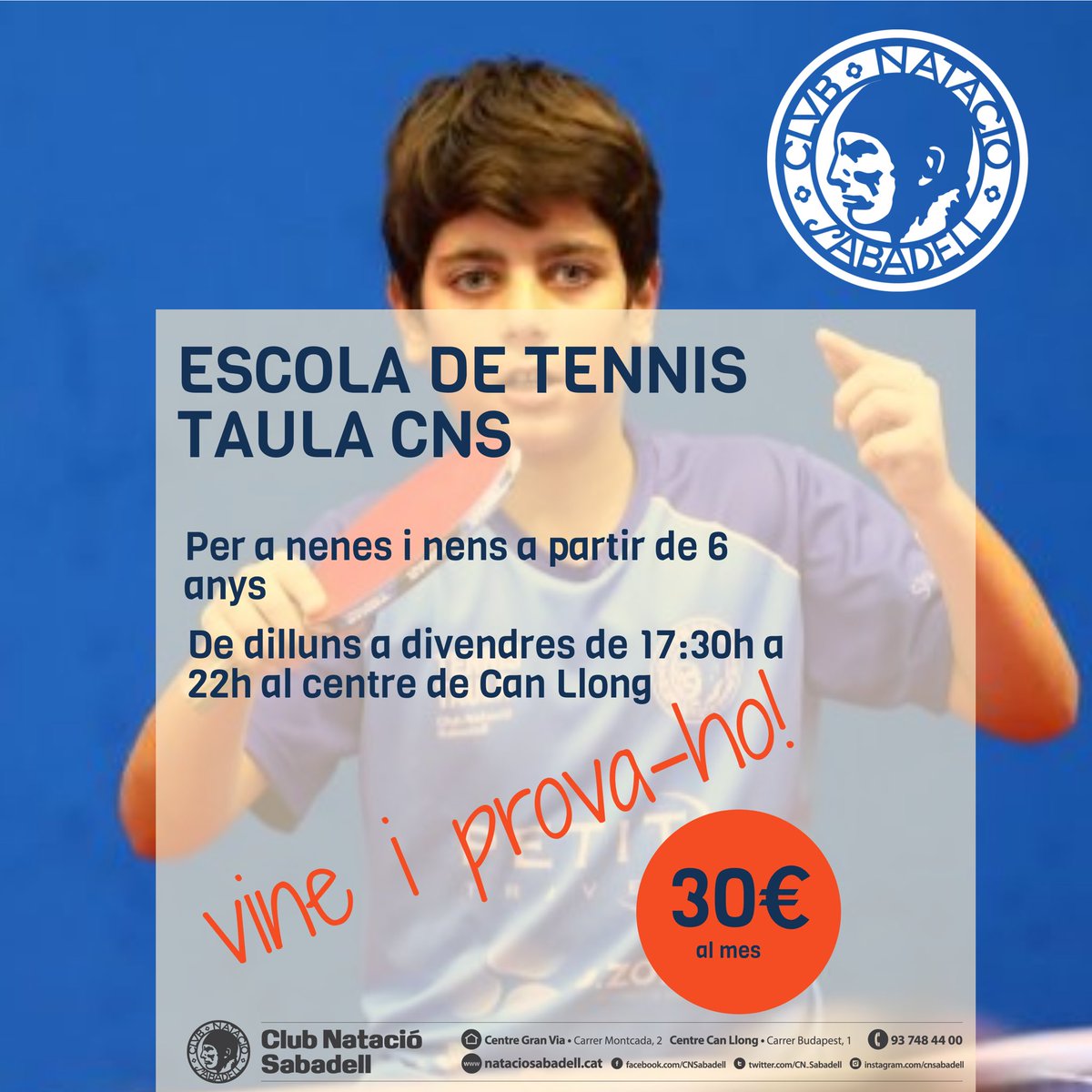 Tennis Taula CN Sabadell tweet media