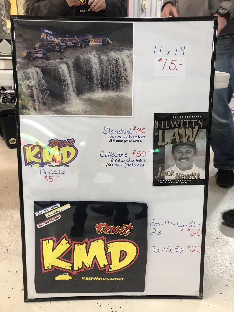 Kenny_Wallace's tweet photo. Stopped to see a beautiful car collection and ran into the Legend (Jack Hewitt) .. Do it Hewitt.. Jack has a great book out.. Go buy the book and T-Shirts at the @cbnationals .. #KMD https://t.co/knB07I3WRr