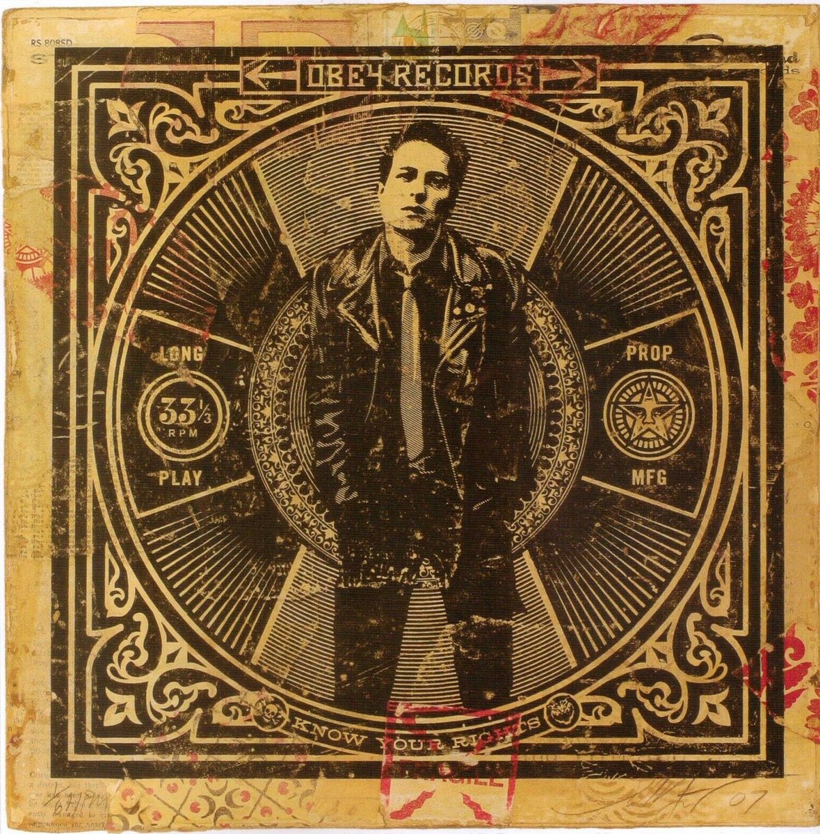 “The Clash are my all-time favorite band and their frontman, Joe Strummer, is a hero of mine for his music, lyrics, wit, compassion for the underdog, and stance against injustice.” Artist <a href="/OBEYGIANT/">Shepard Fairey</a> (Shepard Fairey)