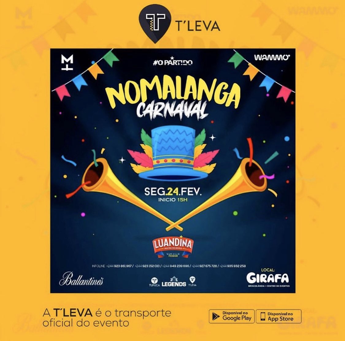 man_renas's tweet photo. Nossa transportadora oficial💛
@tleva_lda baixem o aplicativo e desfrutem d tds os descontos
@nomalanga__ @nomalanga__ https://t.co/3BY0r3pDZF