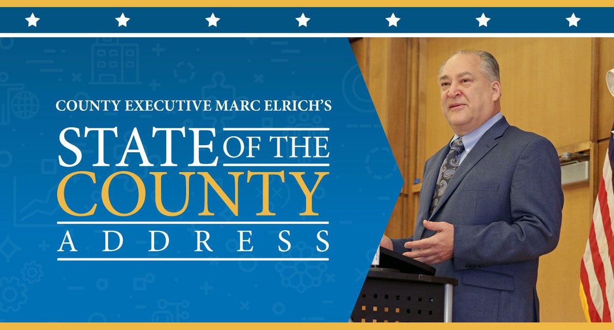 The State of Our County is strong today, and I will work to ensure that this County remains strong and gets stronger in years to come. buff.ly/2Ntpwxi #ElrichSOC2020