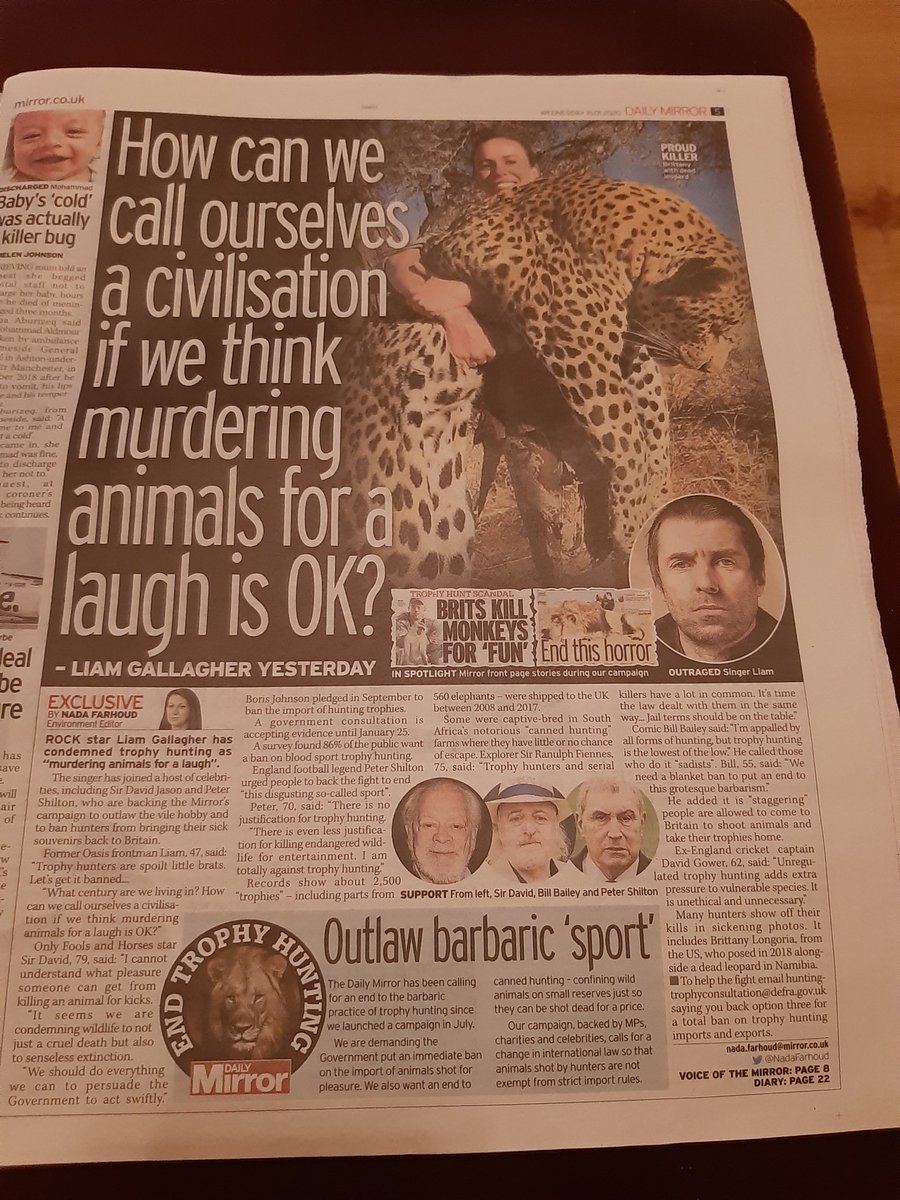 YardleyShooting's tweet photo. Articles like this misrepresent hunting. I don't like 'canned' hunting but many species only exist because of hunting. Over simplifying the issue really does no good at all. #positiveshooting https://t.co/pcHc8GkHUH