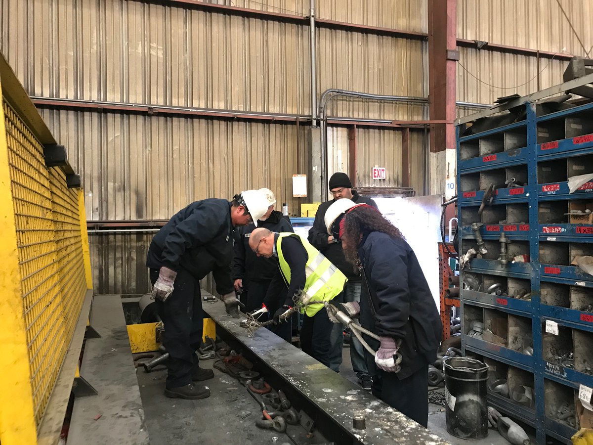 ChantEngineerCo's tweet photo. Moving down the coast, Chant and Talurit are training in Oakland, CA teaching our customer how to perform aluminum swaging. Beautiful day in Oakland!
#chant #training #aluminum #swagers #talurit #chant #aluminum #turnbacks #ferrules https://t.co/cK57xTmm68