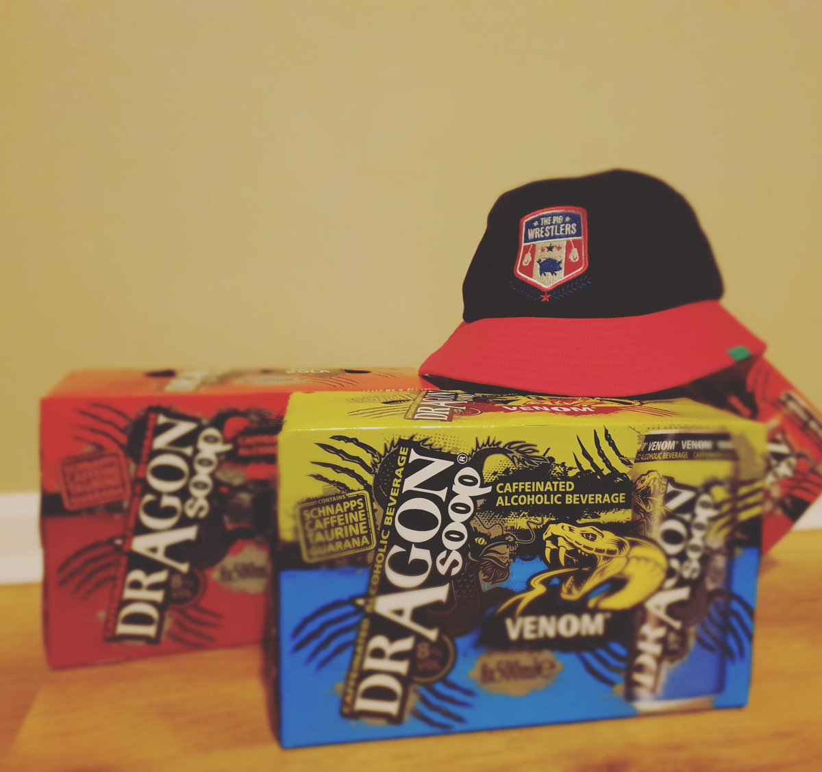 Thanks <a href="/dragon_soop/">Dragon Soop</a> for the first shipment! Cant wait to crack a coldie! #dryhamuary #porknership #bringinghomethebacon