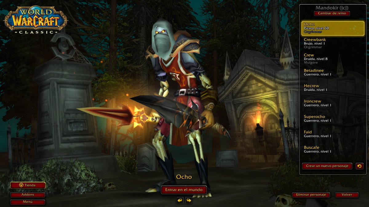 The_Crew76's tweet photo. ⚔⚔ Aqui tenemos a las 2 santisimas porfin 😍😁 #CCA #wowclassic #rogue https://t.co/VZYegqJjF6