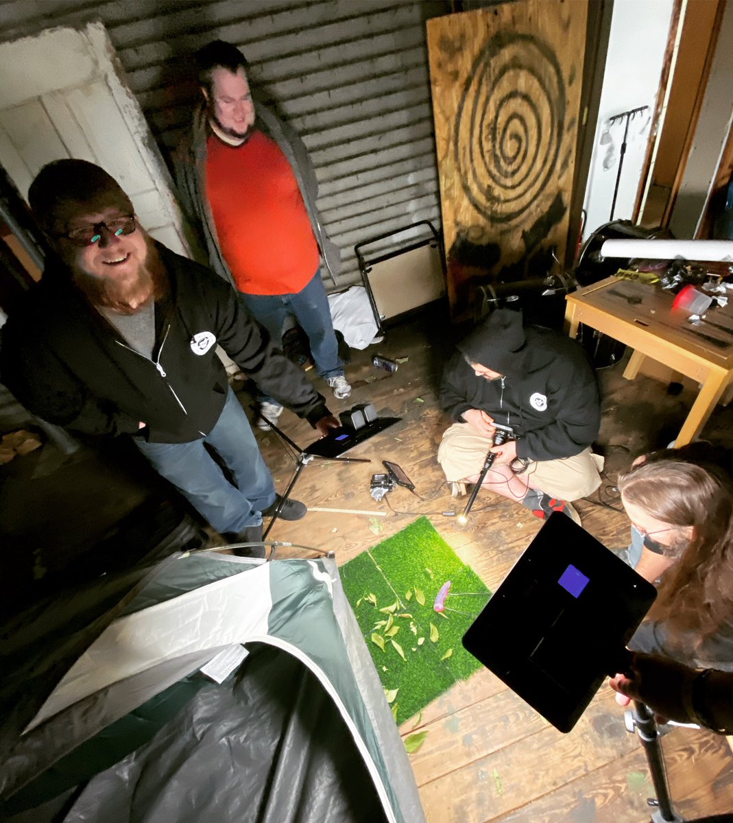 DFITWmovie's tweet photo. A few BTS shots from the final scenes of DFITW 2! #dfitw #dfitw2 #conceptmediafilms #taintbadproductions #creaturefeature https://t.co/aqgLppz2Ir