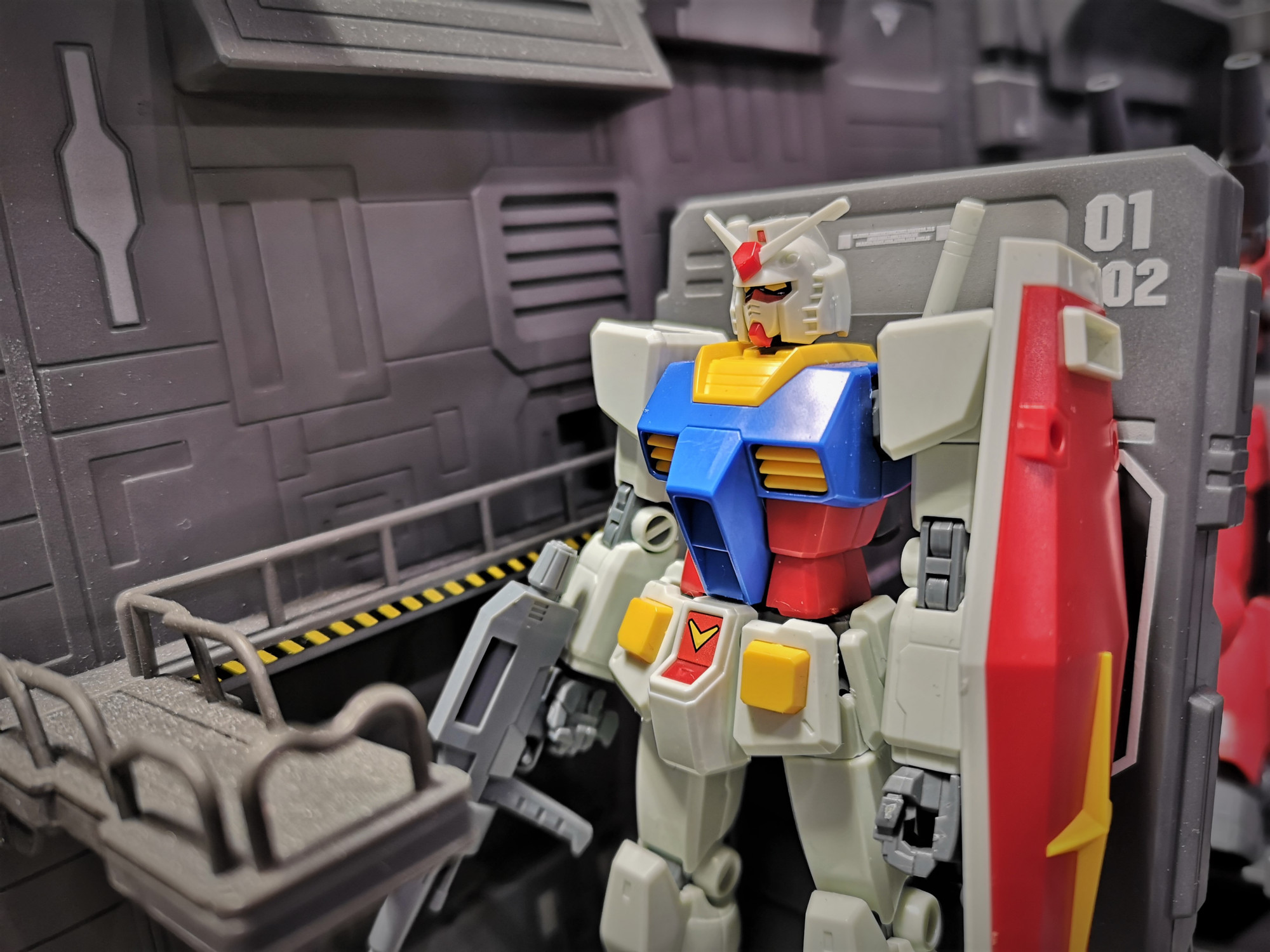 The Gundam Base 東京店情報 1 144ホワイトベースカタパルトデッキrenewal Edition 1 144のガンプラと組み合わせる事で ホワイトベース内の出撃シーンを再現できます 当店では 劇場版をイメージし Hgガンキャノンを2体使用して展示中 ガン