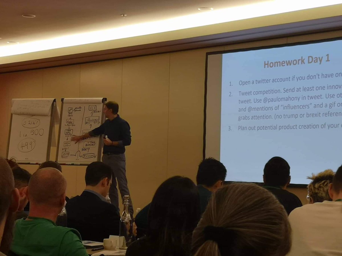 IMasterOfMyMind's tweet photo. Today is my 1st day of 3 day workshop #RethinkAndGrowRich. One of the most funny speaker @PaulOMahony has done an amazing job. The knowledge he gave me in the first day is priceless. https://t.co/6G2pHftzss