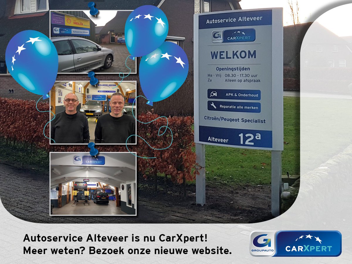 AutoAlteveer's tweet photo. Sinds 1 januari 2020 zijn CarXpert via Jari Techniek. @JariTechniek @GroupAuto_NL  bedankt team Jari en de fijne samenwerking hopen we nog jaren in stand te houden. @CarXpert_NL https://t.co/sbRyBIezaF