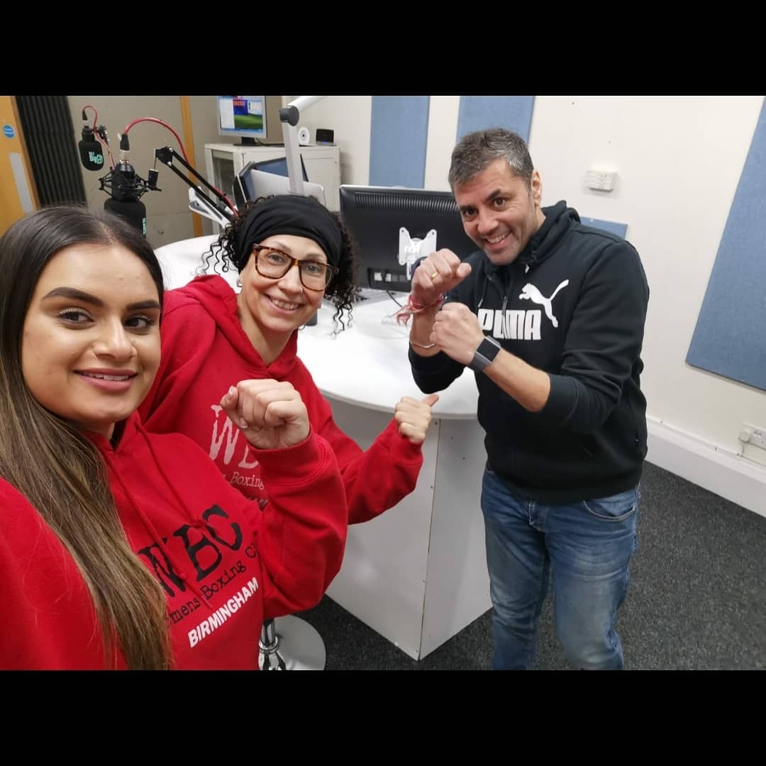 H and Donia representing WBC on Big City radio this evening. Great chat on the show about women in boxing and sharing their stories. Well done ladies. 🥊 <a href="/JasonLo94345609/">@jloweboxing</a> <a href="/vimal68/">Vimal</a>