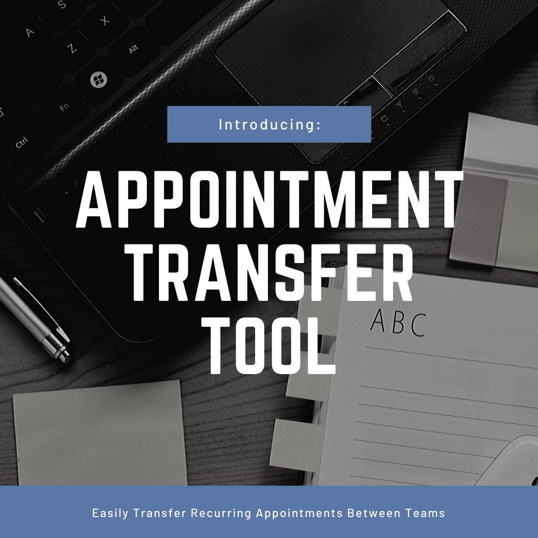 ServiceInSync's tweet image. Easily transfer all upcoming recurring appointments to other staff/teams with a few clicks.

With our appointment transfer tool, staff scheduling and employment status changes can be as simple as a few clicks to change your schedule.