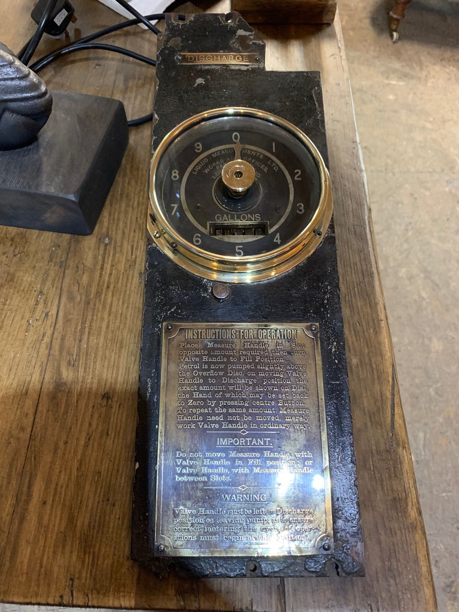 Restoration of Hammond 1920 petrol pump making progress