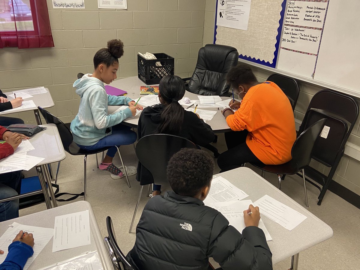 mlroddy's tweet photo. What caused the Dust Bowl? 6th grade students from Calera Middle read primary source documents to find their answer. #SCDBQ ⁦@DBQProject⁩ ⁦@HistoryHyndshaw⁩ ⁦@Shelbyedk12alus⁩ https://t.co/FWbjxDJW1M
