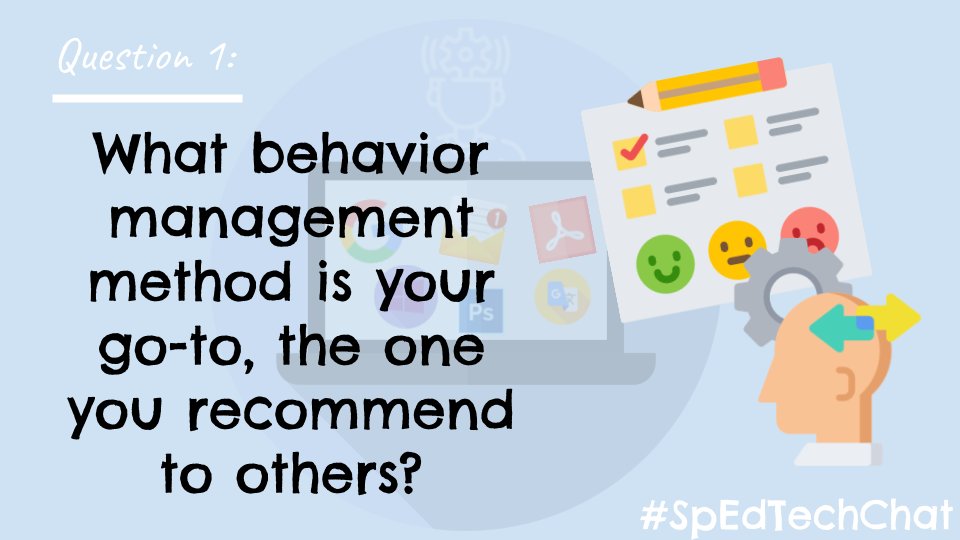 KristinOropeza's tweet image. QUESTION 1: What behavior management method is your go-to, the one you recommend to others? #SpEdTechChat
