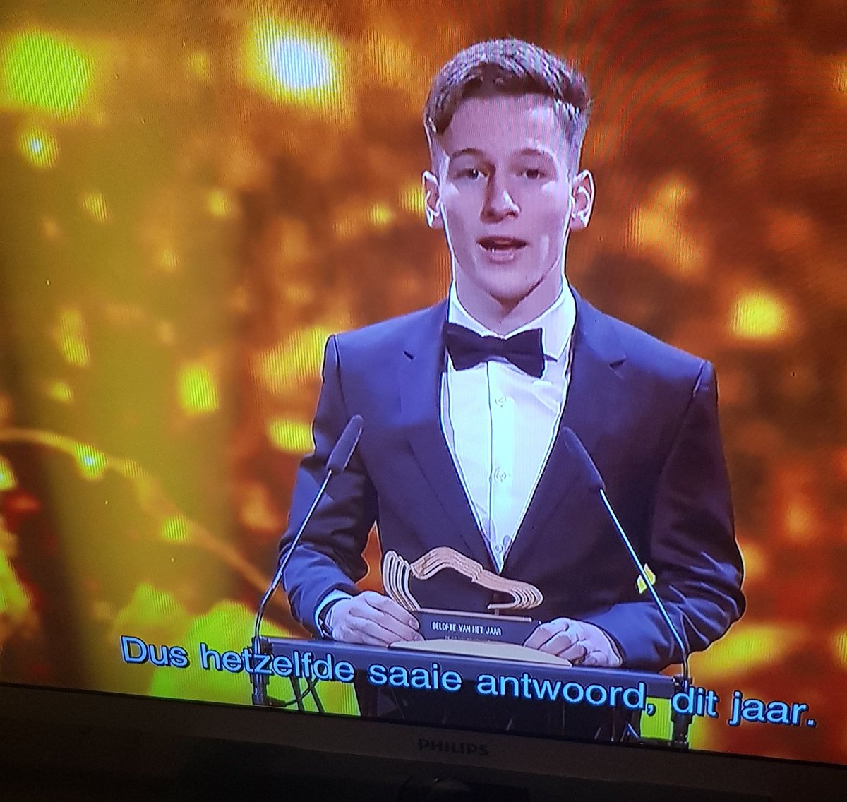 De vertaler van dienst heeft het blijkbaar wat gehad met de #GoudenSchoen