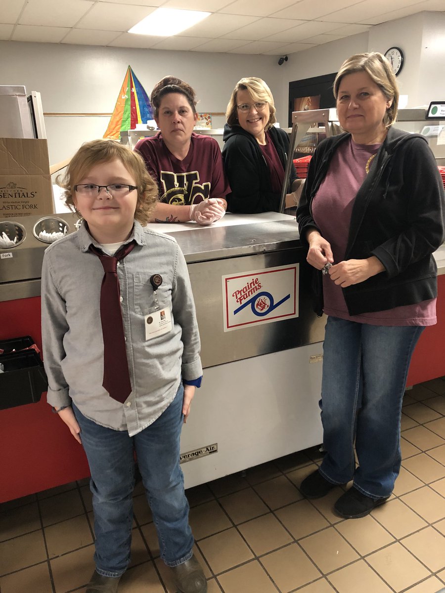 SebreeSchool's tweet photo. Our Principal of the Day, Mr. Isaac Jobe said it himself, “Being a principal is exhausting!” Mr. Jobe was the winner of this cool opportunity at the Sebree Fall Festival, and he did a wonderful job running the school today! 😁😁 #RiseUpSebree #1WC https://t.co/Z43pNHkXOt