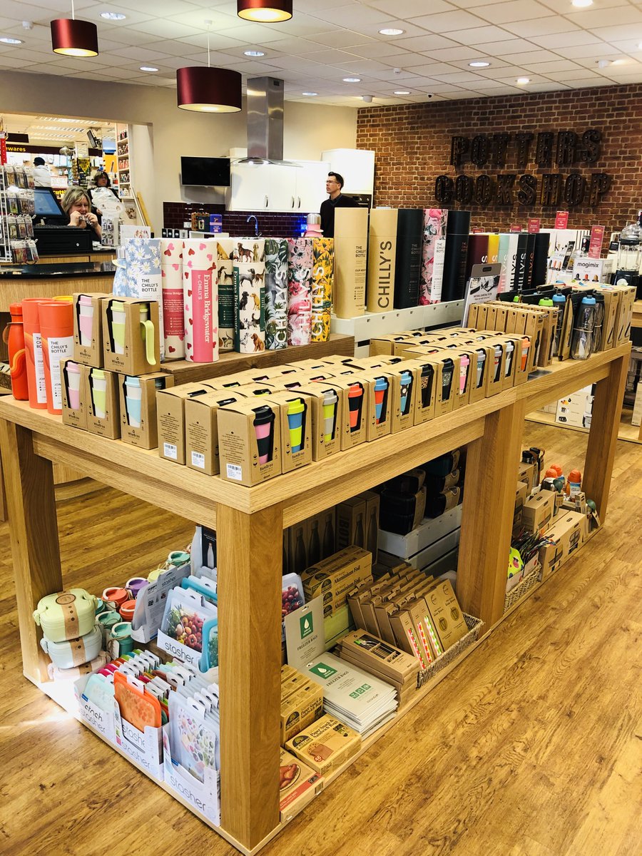 PottersCookshop's tweet photo. Did you know that we have a dedicated display to #ecoproducts? Every little helps - please do pop by and #doyourbit to help #savetheplanet
#cookshop #essex #ecowarrior #savetheplanet #recycle #biodegradable #sustainable #compostable #planetlove #replacethewaste https://t.co/3cgvfnDylQ