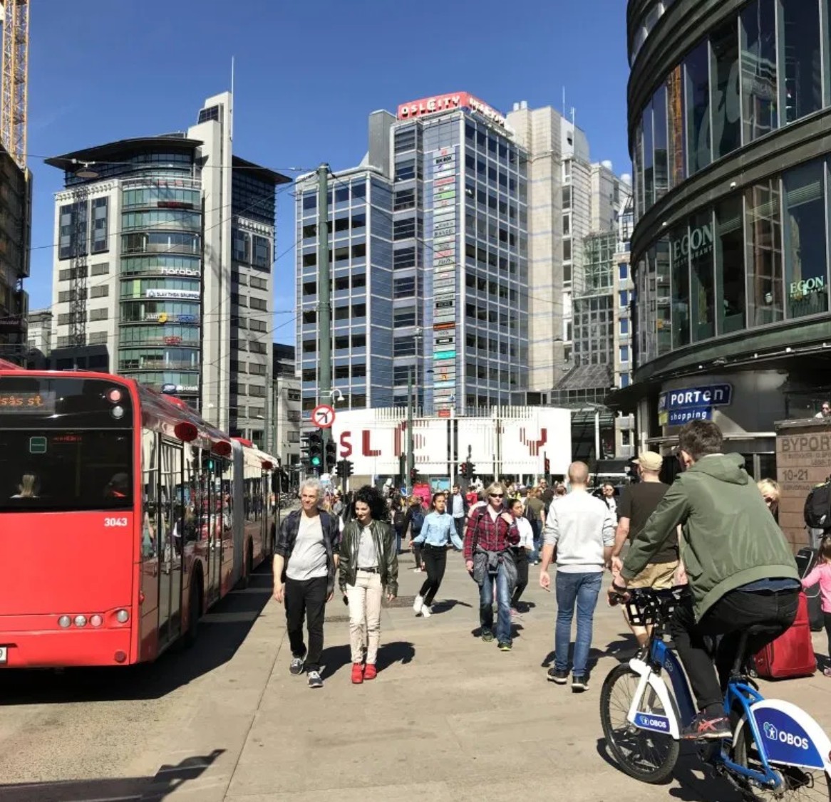 Multi modal transportation in Oslo, Norway