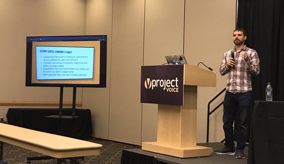 Great talk from Jeremy Walken <a href="/gnomeontherun/">Jeremy Wilken</a> at <a href="/ProjectVoiceAI/">Project Voice</a> about designing voice experiences for children.