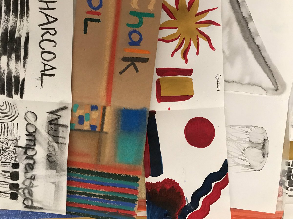 artschoolilkley's tweet image. We start every term with #drawing and looking at the massive range of mediums at our disposal. Next week these will be books #Ilkley #adultartclasses