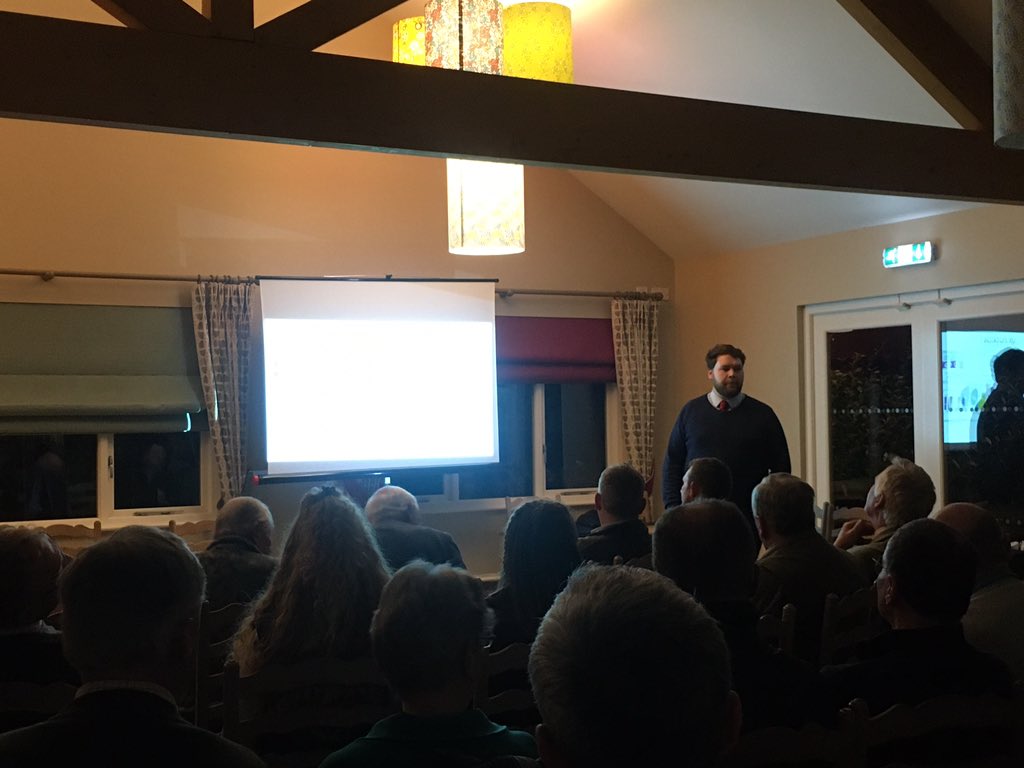 Thank you to <a href="/Walcottfarms/">William Love</a> for your presentation tonight on #potato growing in USA. Great to hear about your trip to Washington with <a href="/Bayer4CropsUK/">Bayer Crop Science UK</a> and <a href="/cupgra/">CUPGRA</a> , the USA’s huge export of processing potatoes and, of course, their large scale #agriculture