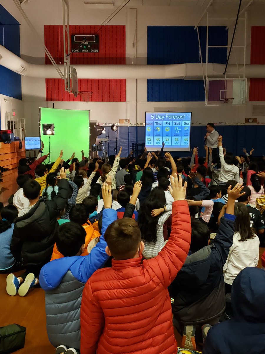 An awesome assembly by our favorite meteorologist, John Marshall...teaching us about weather, broadcasting, forecasting and public speaking...Thank you PTA!  <a href="/johnmarshall_wx/">John Marshall</a>, <a href="/MRS_Eagles/">Millstone River</a> <a href="/river_pta/">Millstone River School PTA</a>